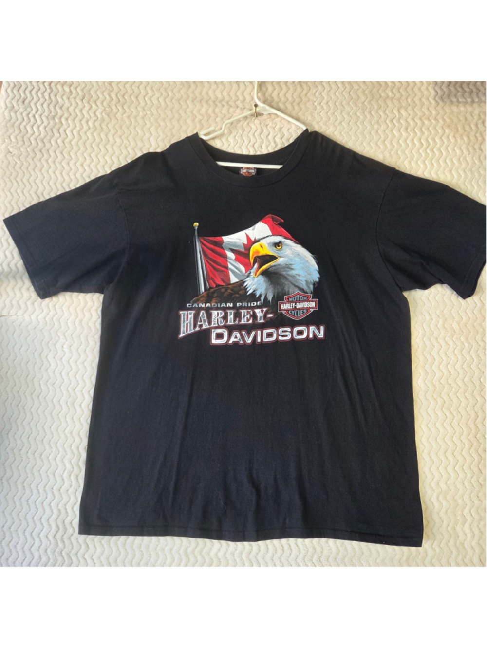 Men's Harley-Davidson Graphic T-Shirt Black Red Size XXL
